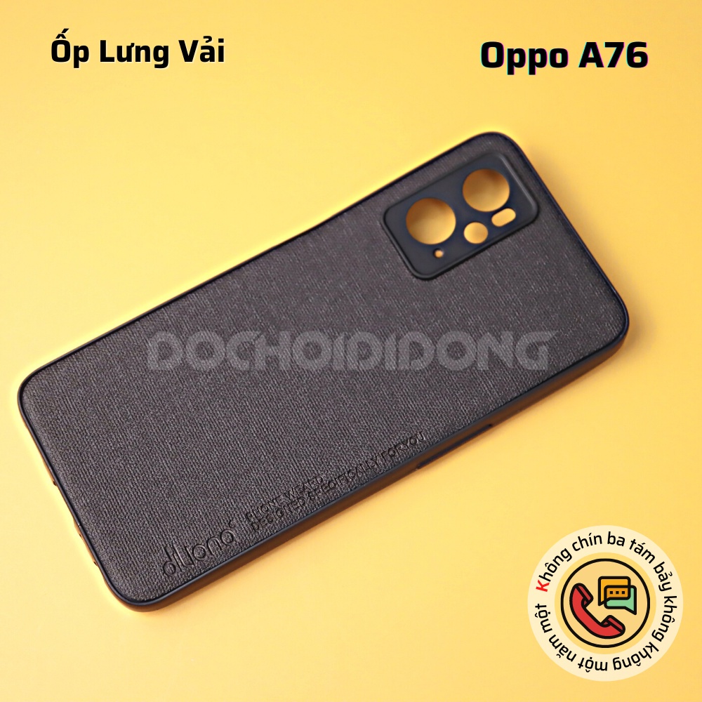 Ốp Lưng Vân Vải Oppo A76