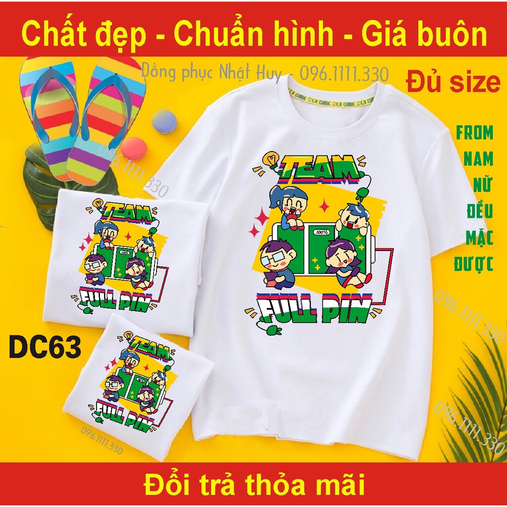 (mịn.xịn.thơm) áo phông tập thể DC60,tập thể,nhóm,thun,đoàn kết ta chấp hết,đồng đội bên ta ngại gì sóng gió