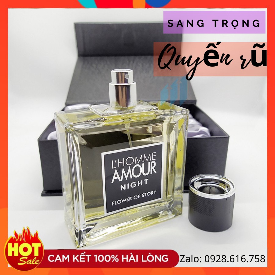 Nước Hoa Nam L' HOMME 100ml Hương Thơm Quyến Rũ Lưu Hương 12h