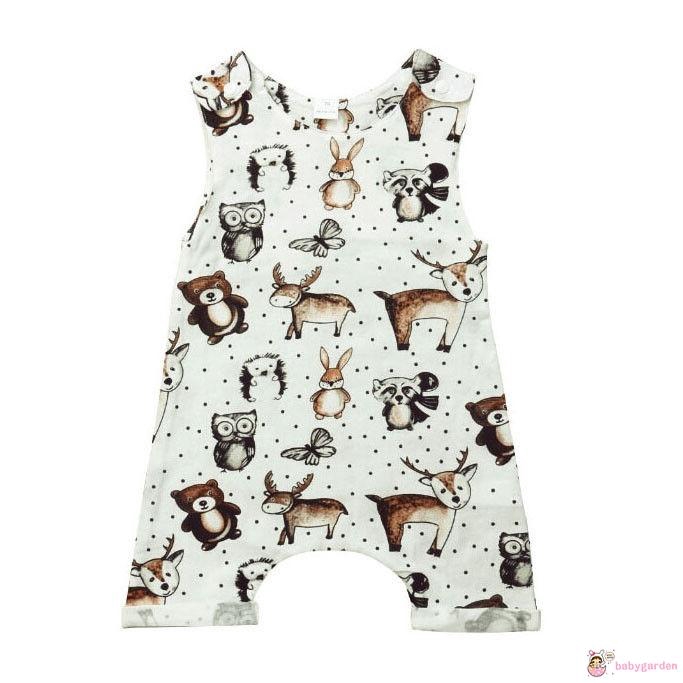 Jumpsuit Bodysuit Romper Liền Mảnh Vải Cotton Cho Các Bé Nhỏ Sơ Sinh