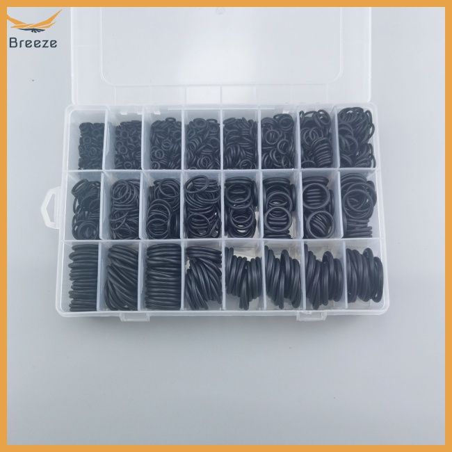 Set 1200 Vòng Đệm Cao Su 24 Kích Cỡ Chịu Nhiệt Cao Chống Thấm Nước