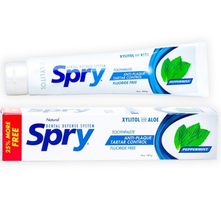 Kem đánh răng Spry, vị Peppermint 141g