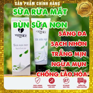 ⚡ sữa rửa mặt bùn sữa non yody white phương anh ngừa mụn sạch nhờn sáng bóng mịn màng