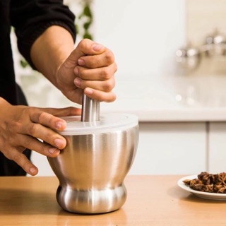 Bộ cối chày inox