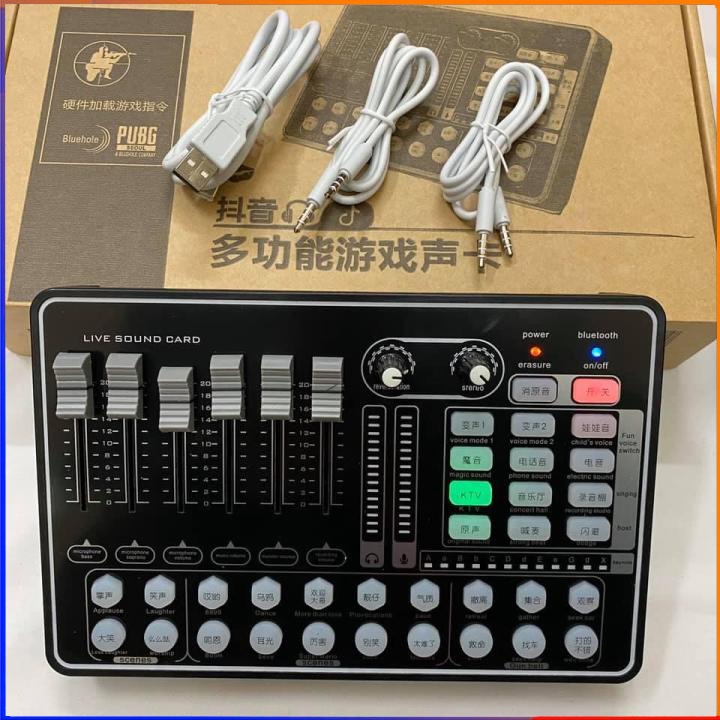 Thiết bị thu âm livestream hát karaoke online sound card H9