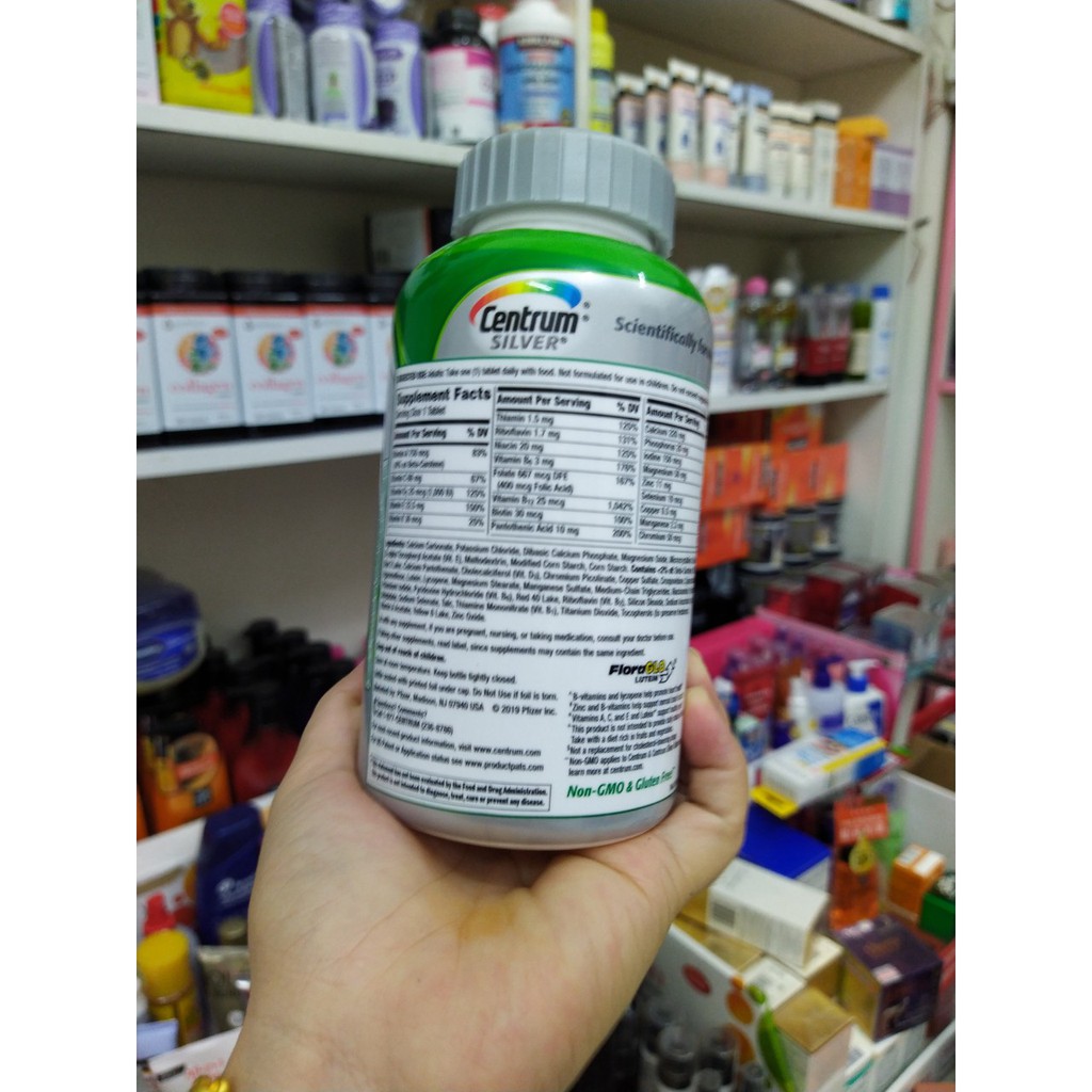 Vitamin Centrum Silver Adults 50+ dành cho người trên 50 tuổi