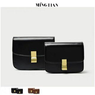 (Order) Ảnh thật Túi đeo chéo da Mingtian