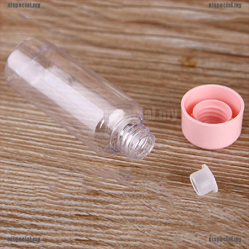 (hàng Mới Về) Bộ 7 Chai Nhựa Mini Trong Suốt Dùng Chiết Mỹ Phẩm Mang Theo Du Lịch | BigBuy360 - bigbuy360.vn