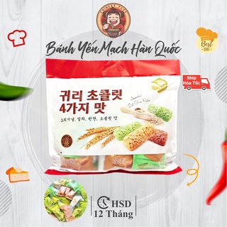 Bánh Yến Mạch Hàn Quốc Thập Cẩm Vị Truyền Thống , Chocolate , Matcha
