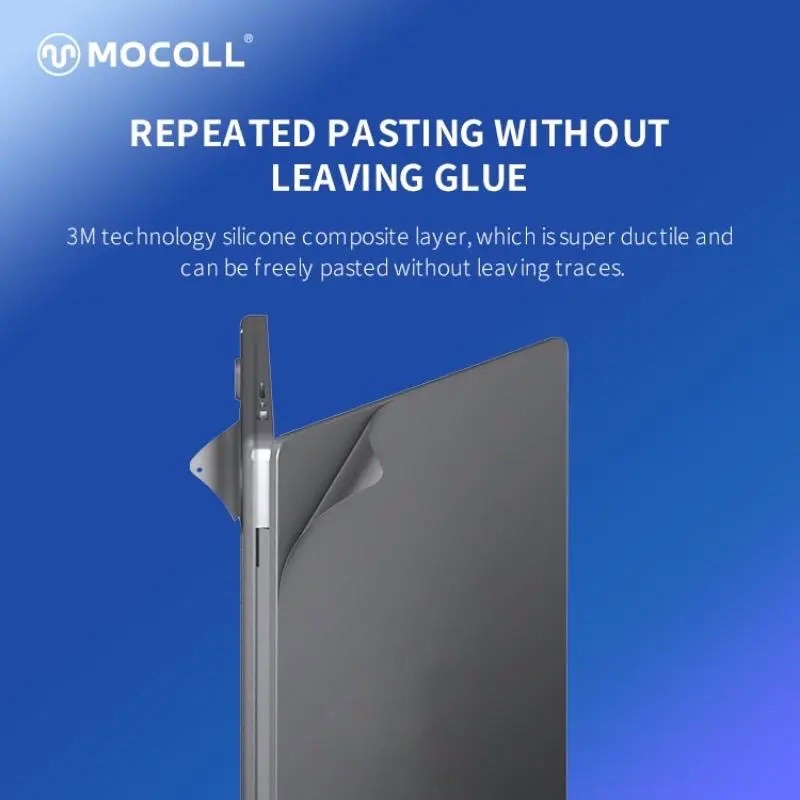 Dán Macbook Air 2 hiệu Mocoll 5 in 1 chính hãng-Dán 5in1  cho Mac Air m2 13.6 inch giá rẻ Nguyễn Gia group Cao Đạt Q5