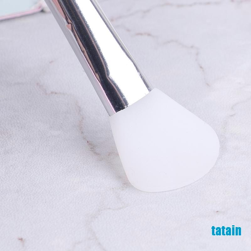 [Hàng mới về] Cọ trang điểm đầu phẳng bằng silicone tiện dụng