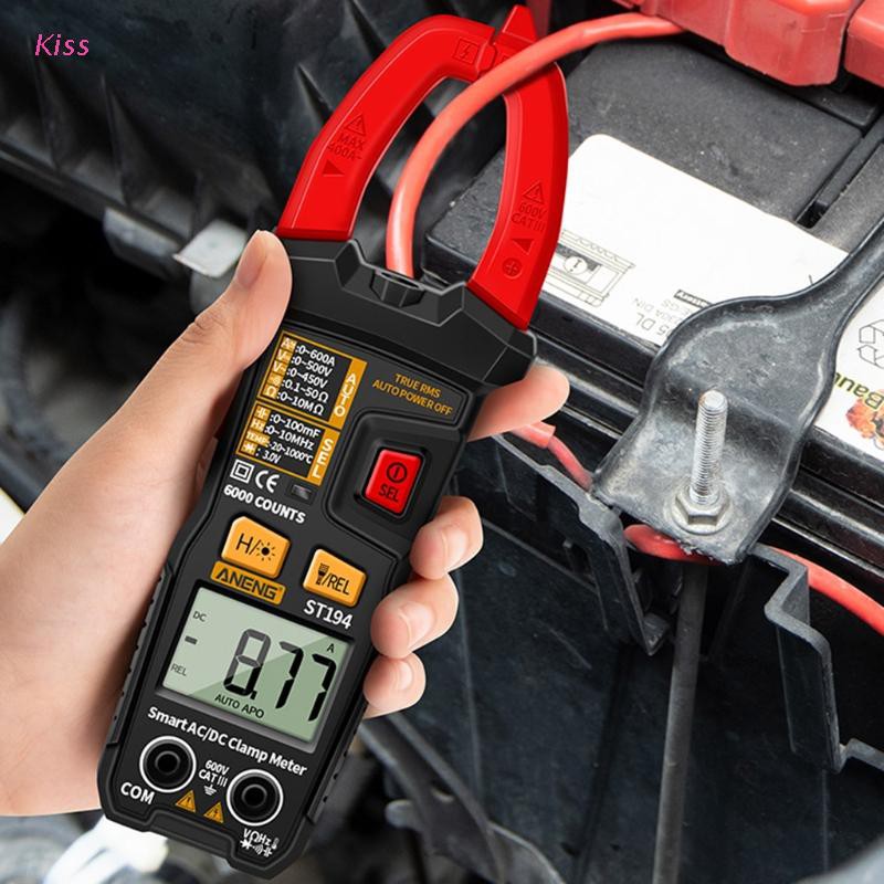 kiss A-neng ST194 Digital Multimeter DC / AC Amp Meter Precision Testers 6000 Counts True RMS Current Tester 600V Capacitor