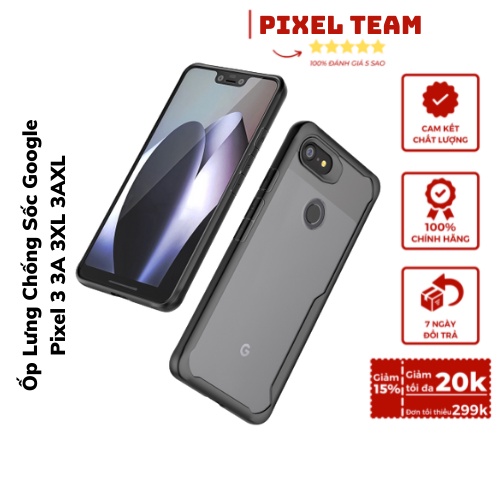 Ốp Lưng Chống Sốc Google Pixel 3 3XL 3A 3AXL Chống Sốc UAG Màu Đen