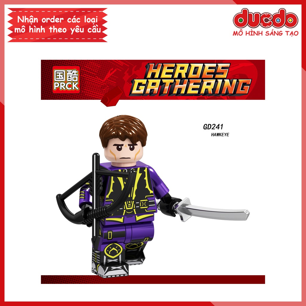 Minifigures các nhân vật trong Endgame - Đồ chơi Lắp ghép Xếp hình Mô hình Mini Iron Man EndGame LeLe GD 238 - 245