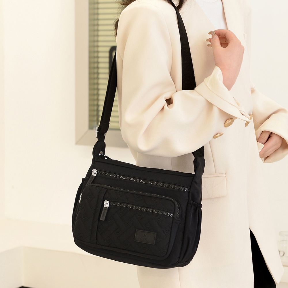 Túi Xách Vải Nylon Màu Kẹo Thời Trang Đơn Giản Cho Nữ