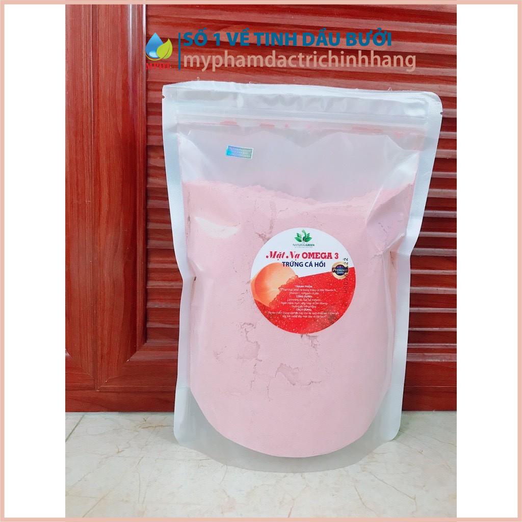 500gr Mặt nạ omega 3 trứng cá hồi bổ sung collagen cho da săn chắc, cải thiện tone da