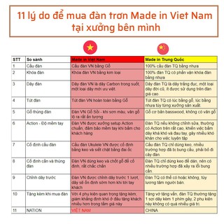 [Tặng túi đựng đàn] Đàn Ukulele Soprano Trơn