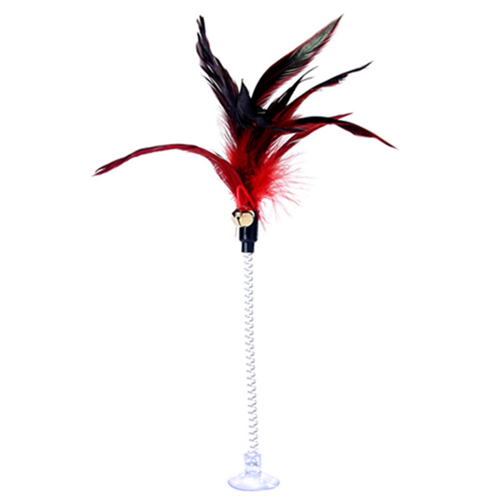 Đồ chơi gậy tương tác với mèo cưng thú vị nhiều màu sắc