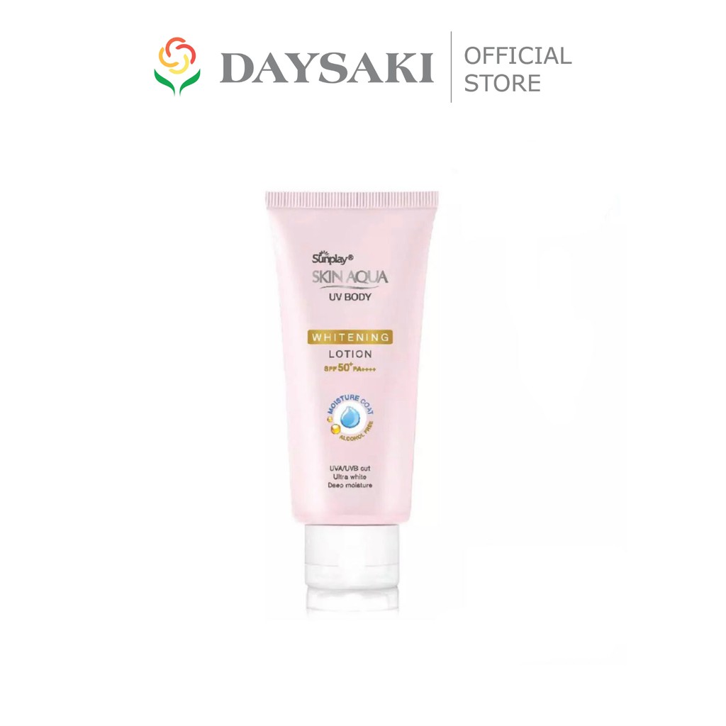 Sunplay Skin Aqua Kem Chống Nắng Dưỡng Thể Dưỡng Sáng Mịn Da UV Body Whitening Lotion SPF 50+ PA++++ 150g