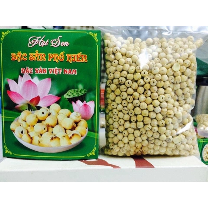 HỘP 500gram HẠT SEN SẤY KHÔ HÀNG NGON CAO CẤP