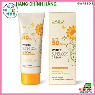 Kem chống nắng dabo white sunblock cream spf 50 pa+++ 70ml