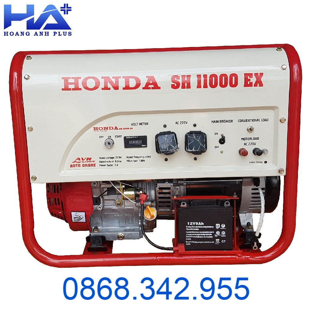 Máy Phát Điện Honda Chạy Xăng 10kw SH11000EX (Le Gió Tự Động)