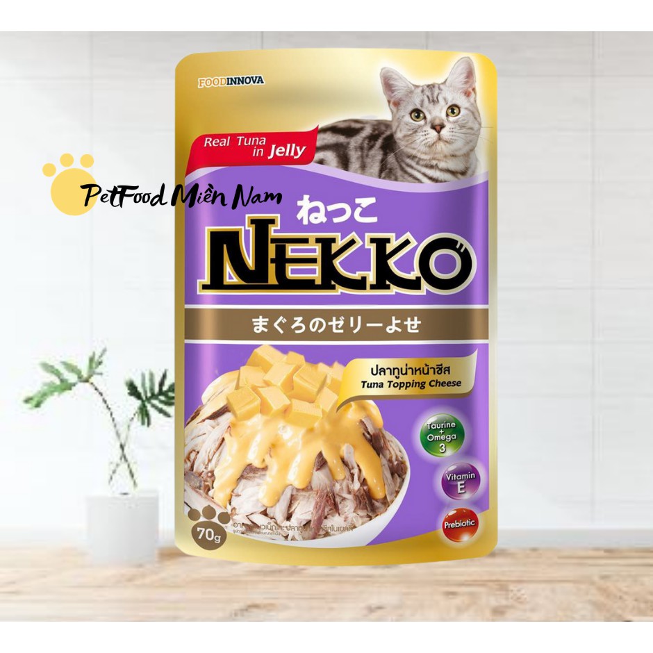 Pate cho mèo Nekko 70g đủ vị