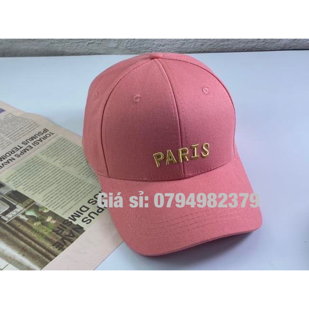 Nón kết lưỡi trai - Mũ kaki thuê PARiS đủ màu - đậm chất hàn quốc thời trang (Cap-Nón(Most))