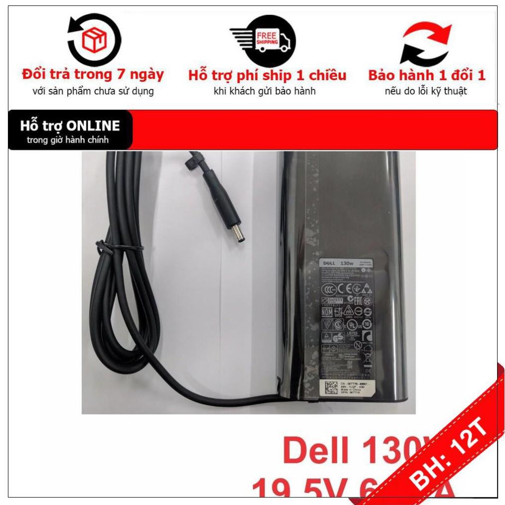 [BH12TH] ⚡️[Sạc zin]Sạc laptop Dell 19.5V 6.67A 130W có đèn báo ZIN