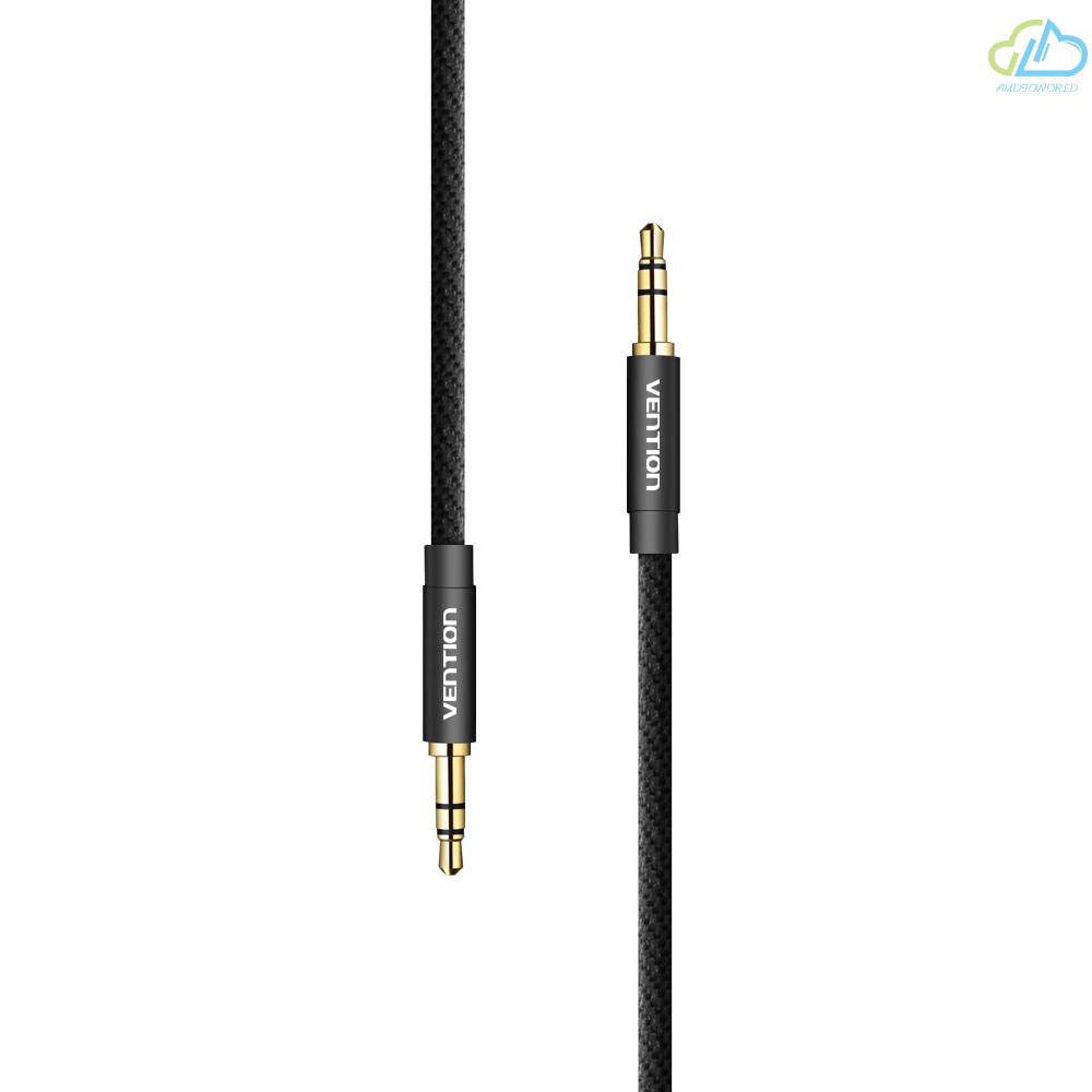 Dây Cáp Âm Thanh Vention 3.5mm Aux Chuyển Đổi Âm Thanh Từ Đầu Cắm Sang Cổng Cắm Hifi Mp3 Cd-Player 3m / 9.84ft