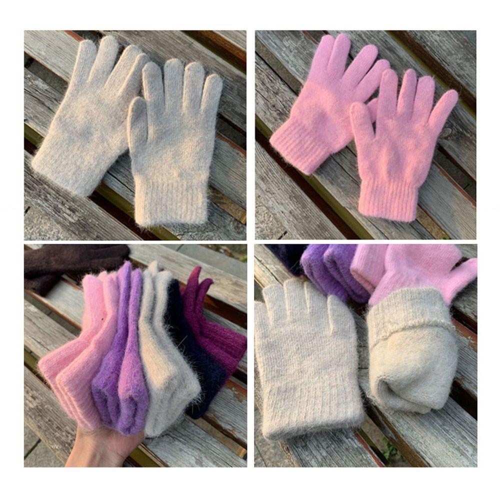 Găng Tay Lái Xe Bằng Cashmere Co Giãn Toàn Diện