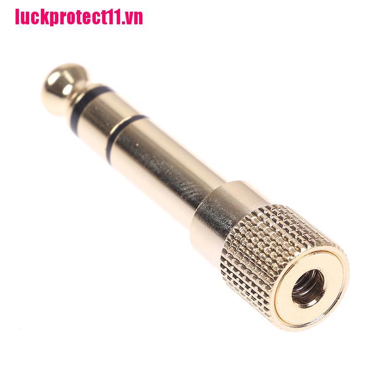 CCC Đầu Chuyển Đổi Âm Thanh Từ Đầu Đực 6.3mm 1 / 4 "Sang Đầu Cái 3.5mm 1 / 8"