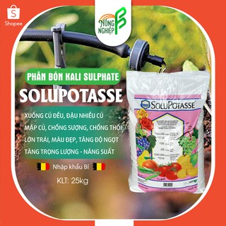 Phân bón giàu Kali - Chiết lẻ túi 1kg SoluPotasse, Kali sunphat, Potassium Sulphate K2SO4 52-18, tưới nhỏ giọt