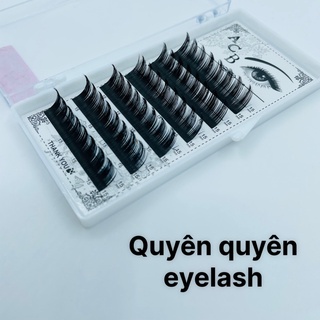 Mi katun siêu mịn CONG C,CC,D, 0.07 mix 9-15 mm_dụng cụ nối mi_QUYÊN QUYÊN