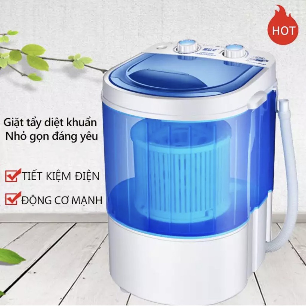 Máy giặt mini cao cấp Máy giặt vắt quần áo gia dụng mini Giá rẻ.