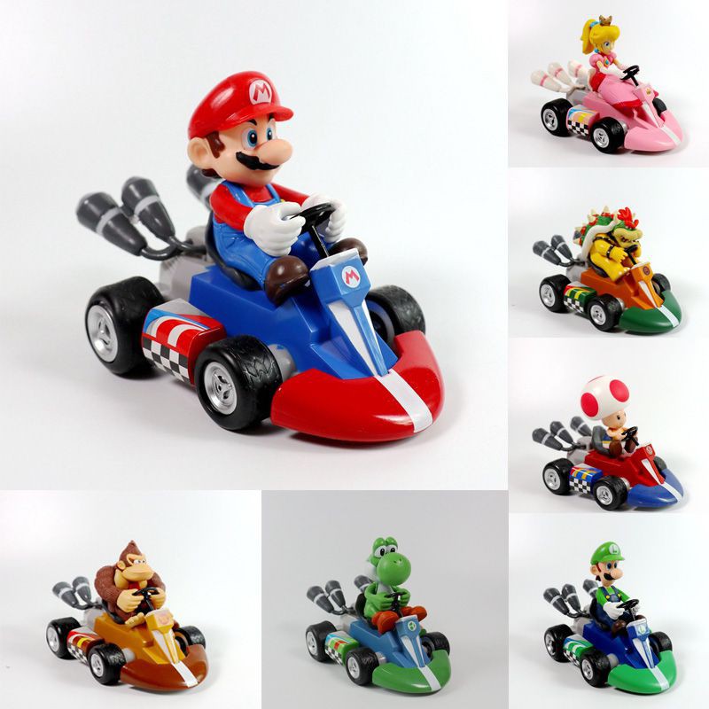 Mô Hình Nhân Vật Game Super Mario Bằng Pvc Lưng Kéo