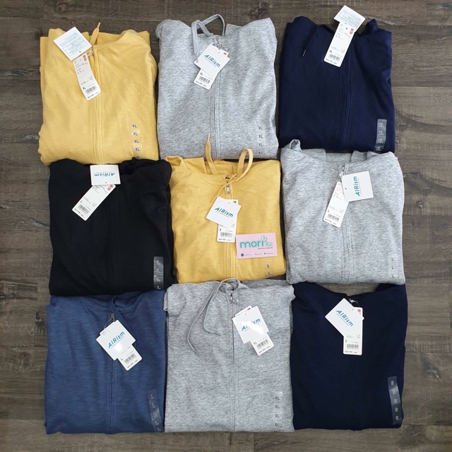 Áo chống nắng Uniqlo chất cotton cho nam