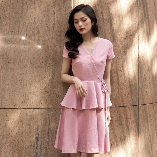 OLV - Đầm hồng Heather Layer
