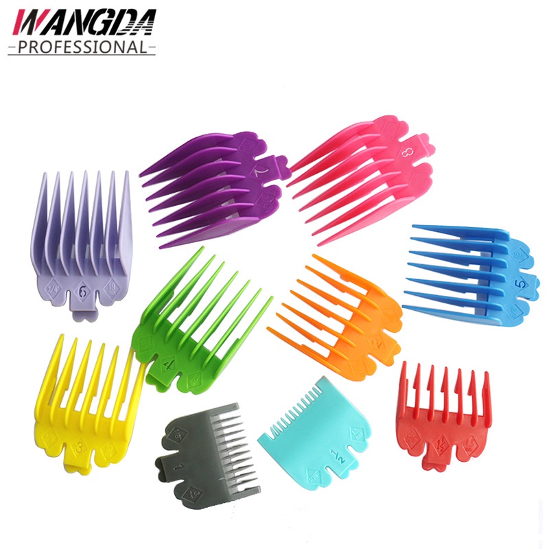 WAHL Hàng Có Sẵn Giao Hàng Ngay Lập Phương# Bộ 10 Đầu Lược Giới Hạn Bảo Vệ Tông Đơ 3-25mm Chuyên Dụng