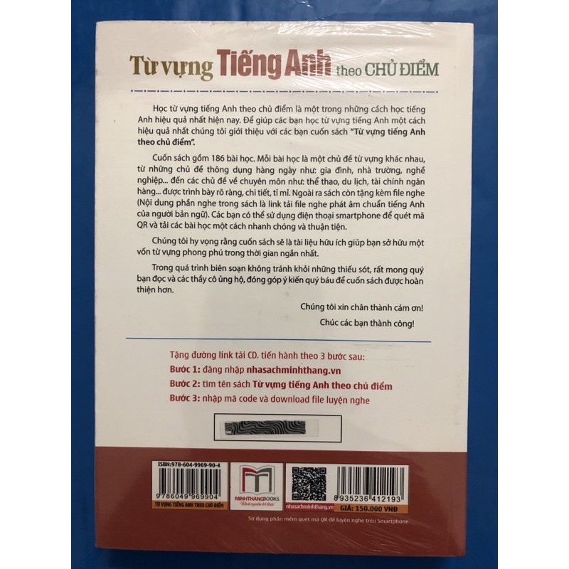 Sách - Từ vựng tiếng anh theo chủ điểm