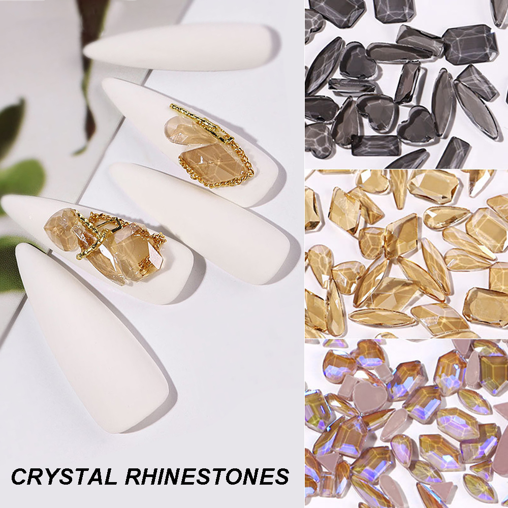 Bộ 50 Phụ Kiện Trang Trí Móng Tay 3D
