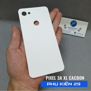 [Google Pixel 3A XL/ 3AXL] Dán lưng 3D vân Cacbon - Carbon
