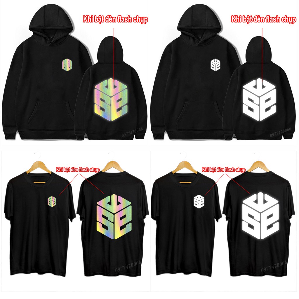 áo Swe phản quang, áo thun Swe, hoodie Swe, phông cộc tay swe phản quang 7 màu loại đẹp
