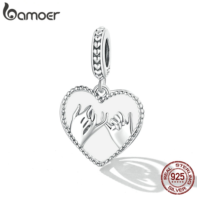 Vòng cổ BAMOER bạc 925 mặt hình bàn tay dễ thương