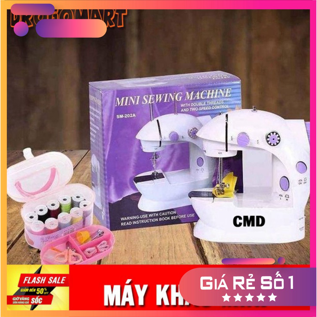 Máy May Mini CMD 202A Thiết Kế Kích Thước Nhỏ Gọn - Độ Bèn Cao,An Toàn Cho Người Sử Dụng