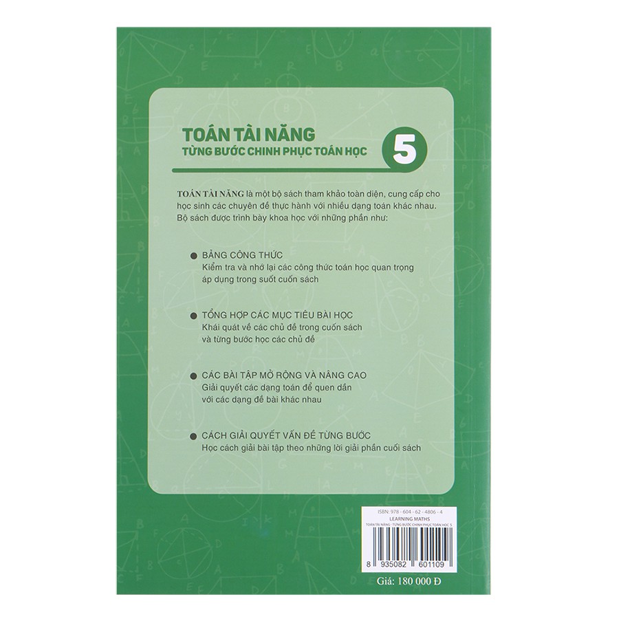 Sách Toán Tài Năng - Từng Bước Chinh Phục Toán Học 5 (10-11 Tuổi)