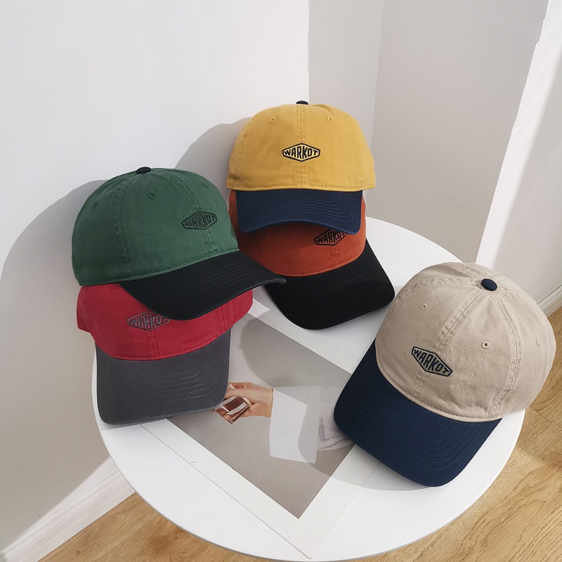 [GYMen] Mũ Lưỡi Trai Mềm Thêu Chữ Phong Cách Hip Hop Hàn Quốc