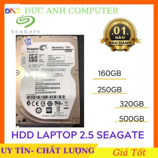 Ổ cứng laptop  Hiệu SEAGATE 160gb 250gb 320gb 500gb chuẩn Sata- Bảo Hành 12 Tháng - 1 đổi 1
