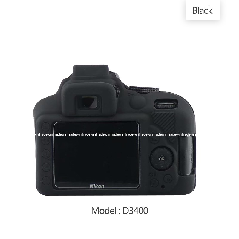 Mềm Vỏ Silicon Cao Su Bảo Vệ Thân Máy Ảnh Nikon D3400