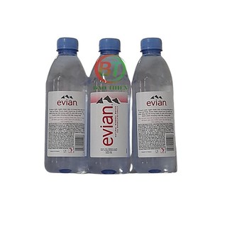 (Thùng 24 chai) Nước khoáng đóng chai Evian 500ml